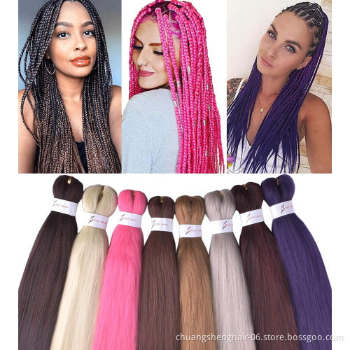 wholesale Hot Selling synthetic hair bundle Jumbo Ombre ez braid hair expression braid pre stretched braiding crochet hair